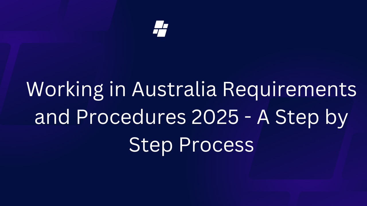 working in Australia